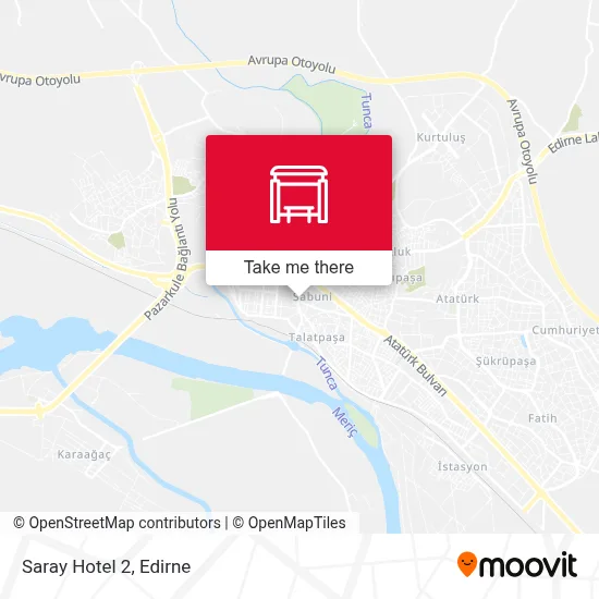 Saray Hotel 2 map