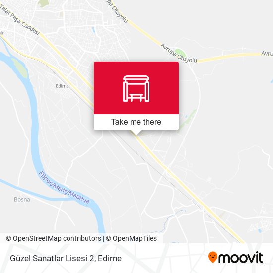 Güzel Sanatlar Lisesi 2 map