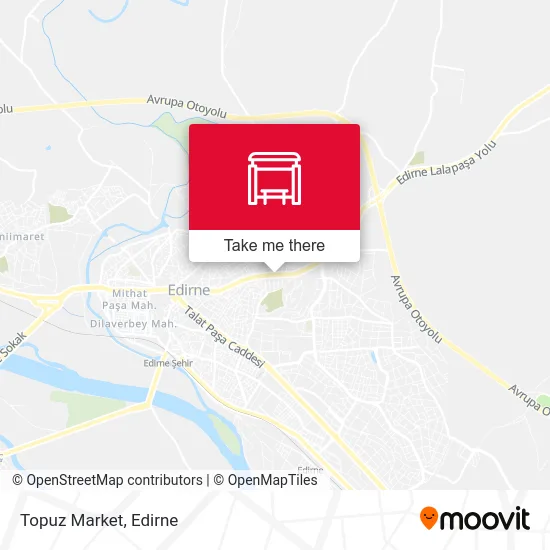 Topuz Market map