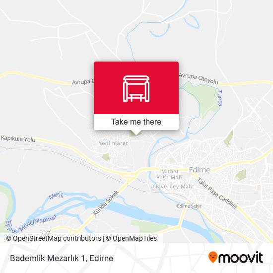 Bademlik Mezarlık 1 map
