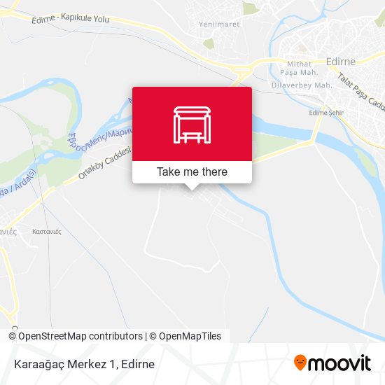 Karaağaç Merkez 1 map