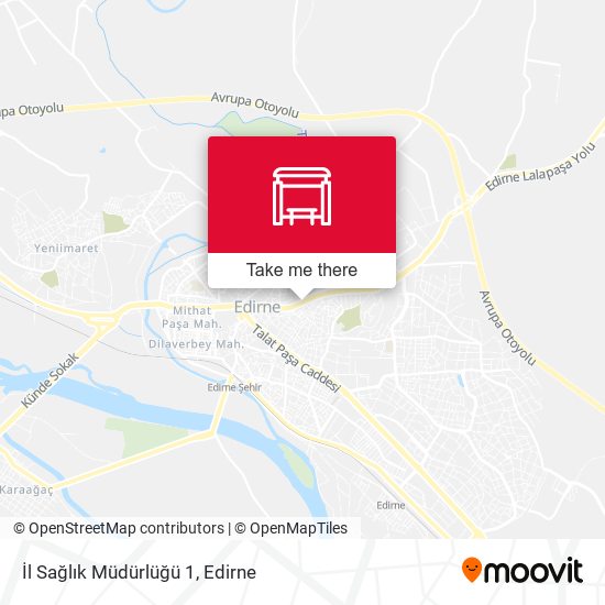 İl Sağlık Müdürlüğü 1 map