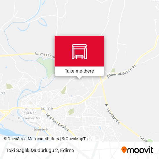 Toki Sağlık Müdürlüğü 2 map
