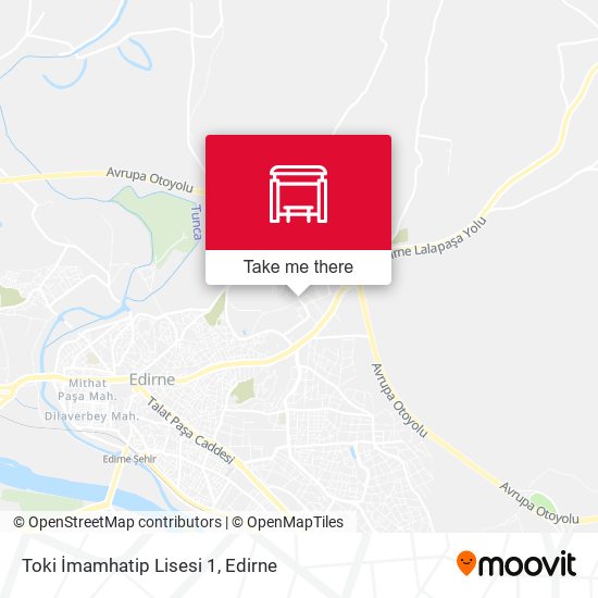Toki İmamhatip Lisesi 1 map