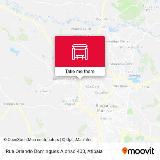 Rua Orlando Domingues Alonso 400 map