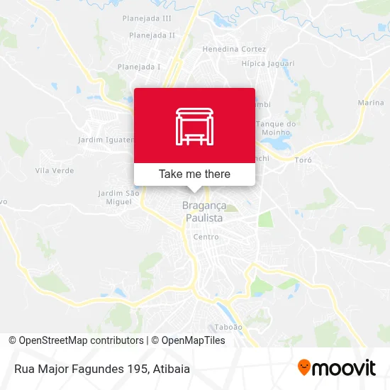 Rua Major Fagundes 195 map