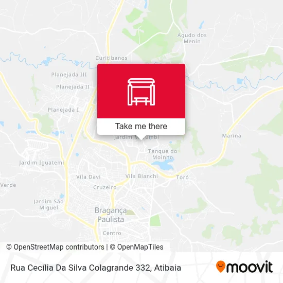 Rua Cecília Da Silva Colagrande 332 map