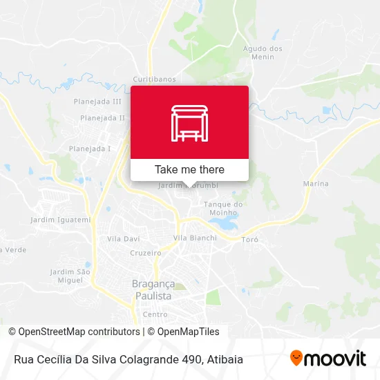 Rua Cecília Da Silva Colagrande 490 map