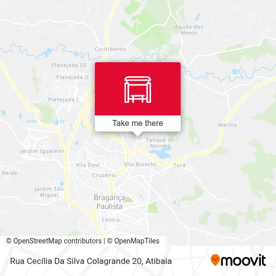 Rua Cecília Da Silva Colagrande 20 map
