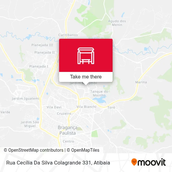 Rua Cecília Da Silva Colagrande 331 map