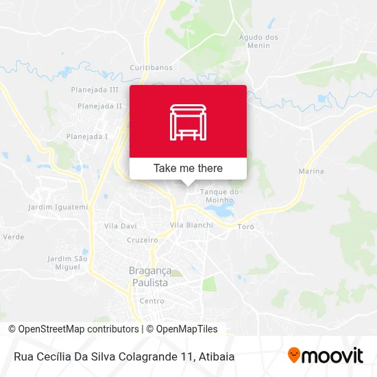 Rua Cecília Da Silva Colagrande 11 map