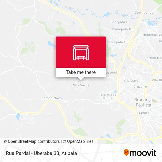 Rua Pardal - Uberaba 33 map