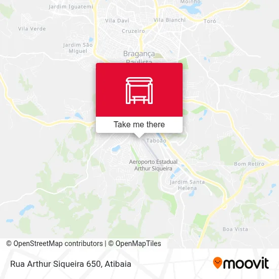 Rua Arthur Siqueira 650 map