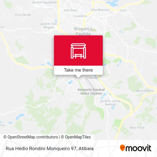 Rua Hédio Rondini Monqueiro 97 map