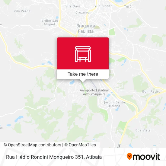 Rua Hédio Rondini Monqueiro 351 map