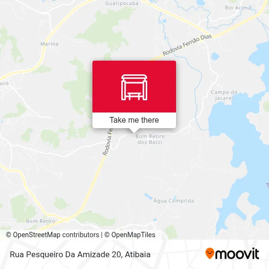 Rua Pesqueiro Da Amizade 20 map