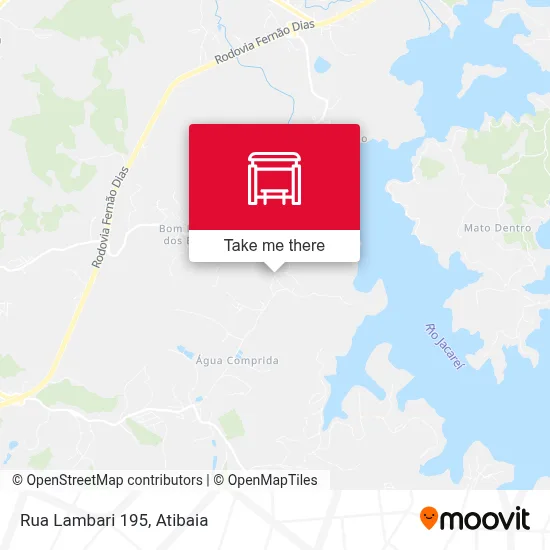 Rua Lambari 195 map
