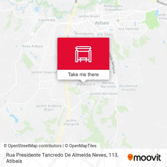Rua Presidente Tancredo De Almeida Neves, 113 map
