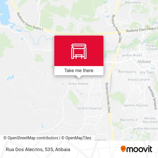 Rua Dos Alecrins, 535 map