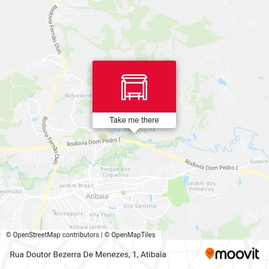 Rua Doutor Bezerra De Menezes, 1 map