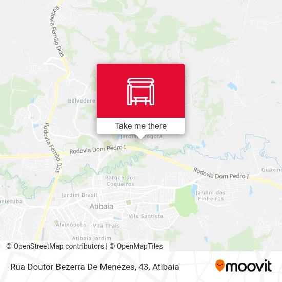 Rua Doutor Bezerra De Menezes, 43 map