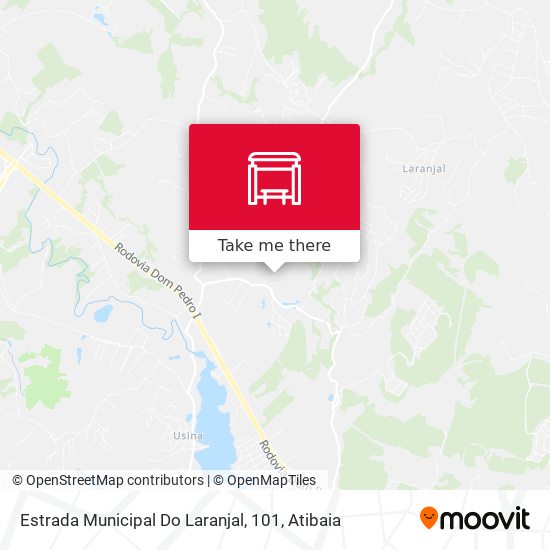 Estrada Municipal Do Laranjal, 101 map