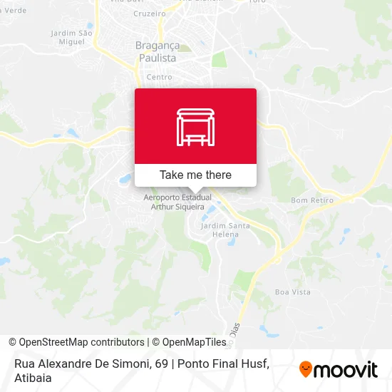 Rua Alexandre De Simoni, 69 | Ponto Final Husf map