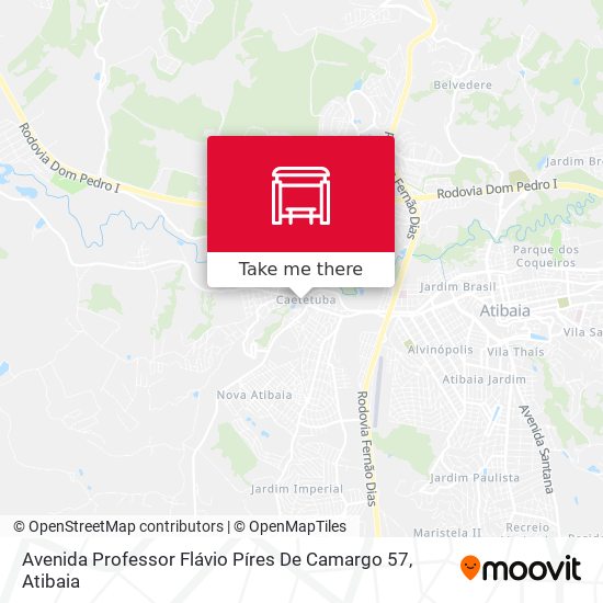 Mapa Avenida Professor Flávio Píres De Camargo 57