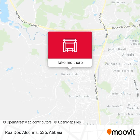 Rua Dos Alecrins, 535 map