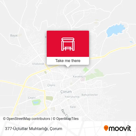 377-Üçtutlar Muhtarlığı map