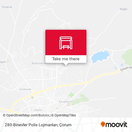 280-Binevler Polis Lojmanları map