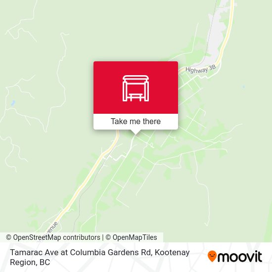 Tamarac Ave at Columbia Gardens Rd map