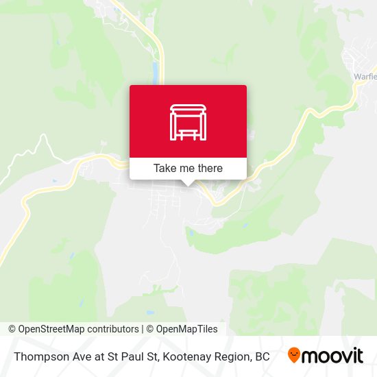 Thompson Ave at St Paul St map