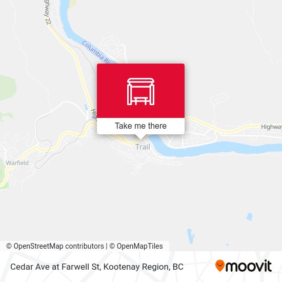 Cedar Ave at Farwell St map