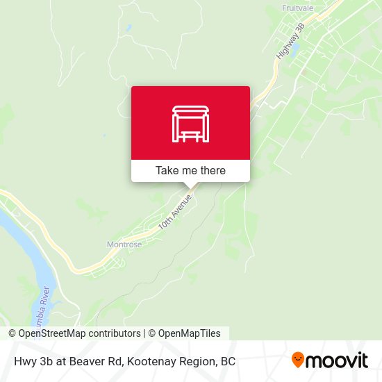 Hwy 3b at Beaver Rd map