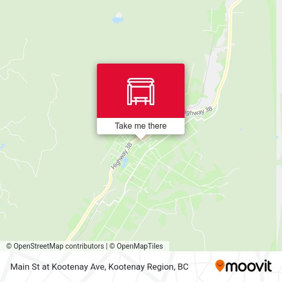 Main St at Kootenay Ave plan