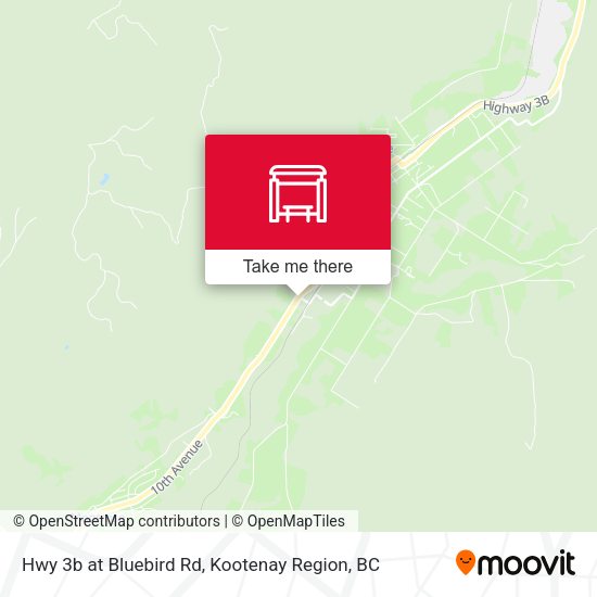 Hwy 3b at Bluebird Rd plan