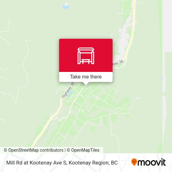 Mill Rd at Kootenay Ave S plan