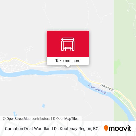 Carnation Dr at Woodland Dr map