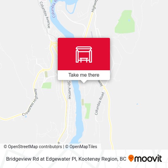 Bridgeview Rd at Edgewater Pl map
