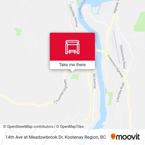 14th Ave at Meadowbrook Dr map