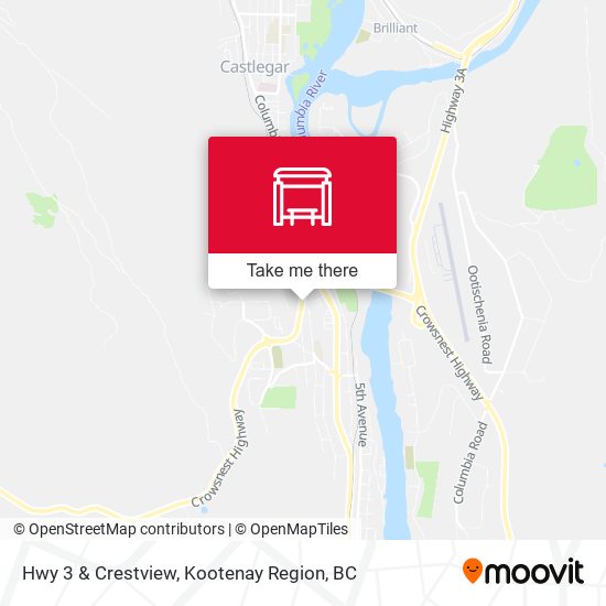 Hwy 3 & Crestview map