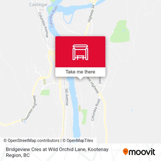 Bridgeview Cres at Wild Orchid Lane map