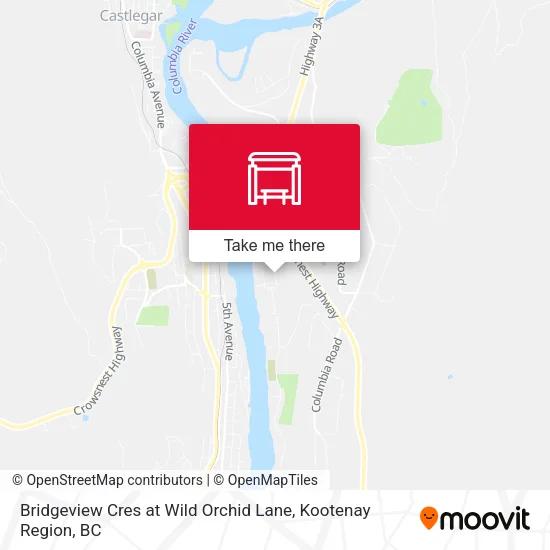 Bridgeview Cres at Wild Orchid Lane map