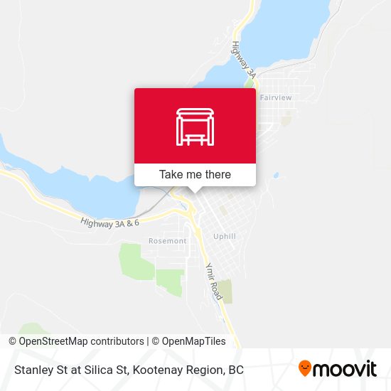 Stanley St at Silica St map