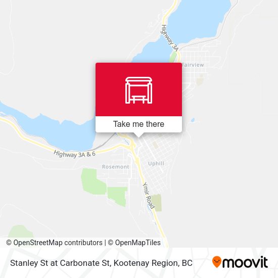 Stanley St at Carbonate St map
