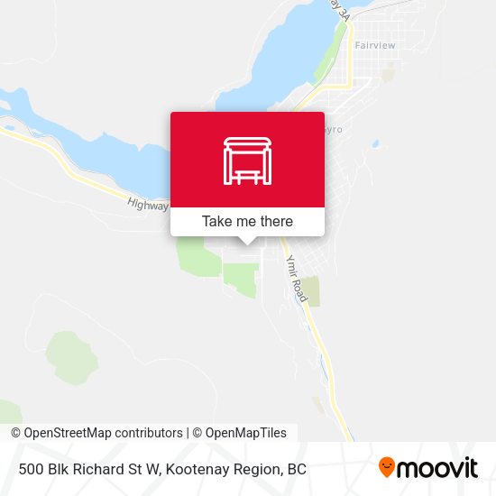 500 Blk Richard St W map