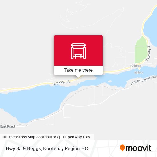 Hwy 3a at Beggs Rd map