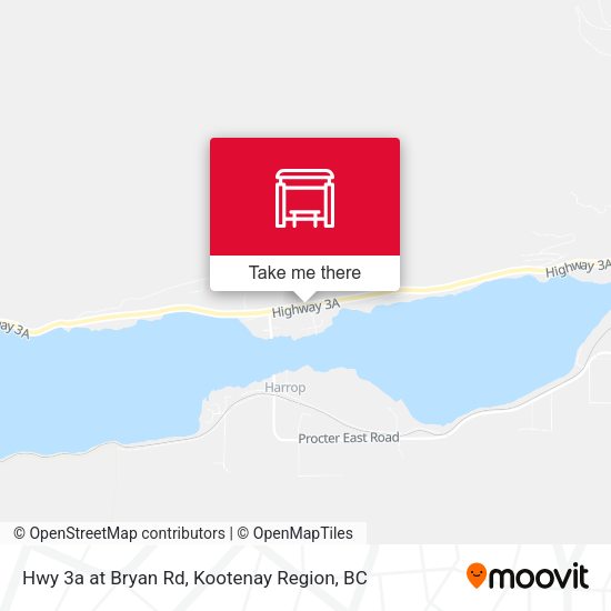 Hwy 3a at Bryan Rd map