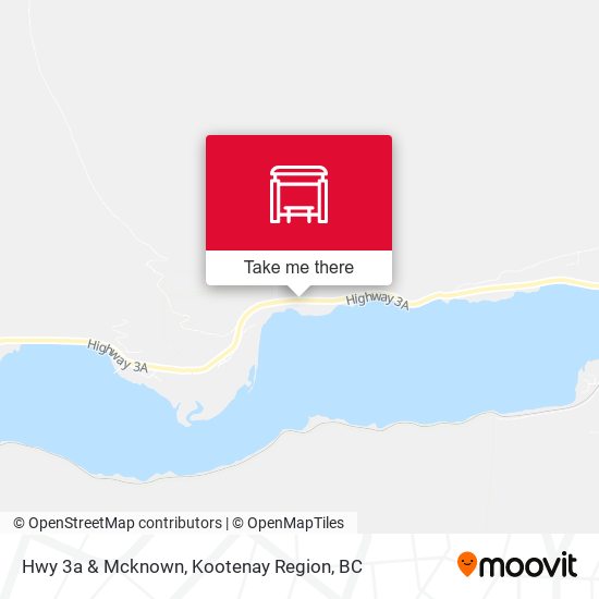 Hwy 3a & Mcknown map